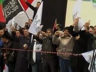 Gaza leader visits flotilla ship in Turkey