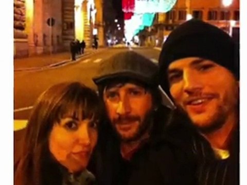 SNTV - Ashton Kutcher Arrives from Europe