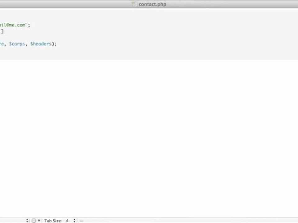 Creatiim - Créer un formulaire de contact PHP