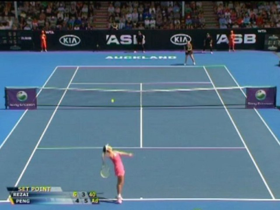 Auckland - Peng bezwingt Rezai