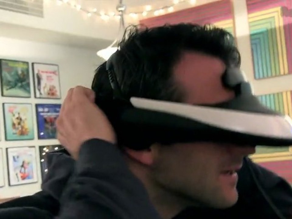 Sony 3D Headset - Hands-on Review - The Totally Rad Show