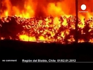 Deadly forest fires hit Chile - no comment