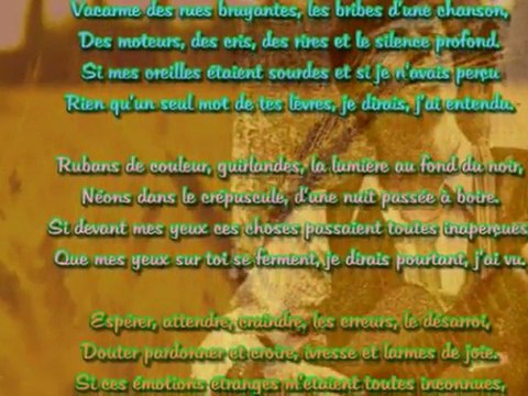 JE DIRAIS J'AI TOUT VECU (Fréderik MEY)