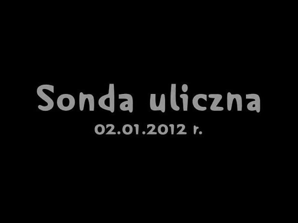 Sonda uliczna Lancut.org - Styczeń 2012