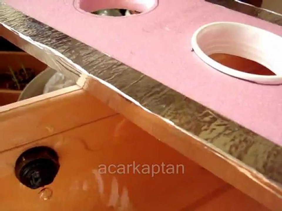 Sifon sistemli Hydroton düzeneği