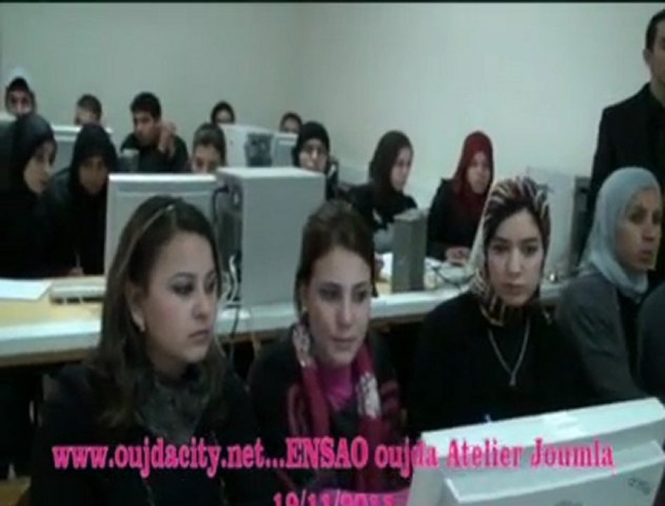 l' ENSAO oujda  organise la 3ieme édition des portes ouverte  des journée Open source days/ l'atelier Joumla
