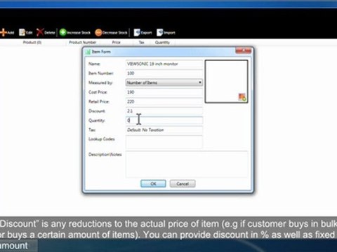 TradeMeters POS Stock Module Inventory Management-Add Item and Its Attributes