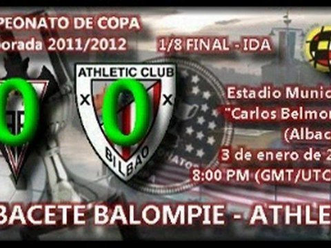 1/8 Copa (ida): Albacete Balompié 0 - Athletic 0 (3/01/12)
