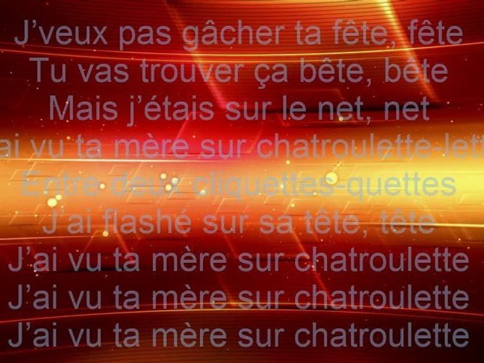 MAX BOUBLIL Chatroulette (Lyrics)
