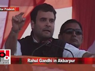 Congress Leader Rahul Gandhi in Akbarpur (U.P) Part 9