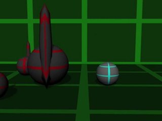 Early 3D Ball Animation (Old Tron Style)
