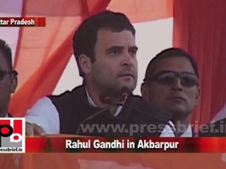 Congress Leader Rahul Gandhi in Akbarpur (U.P) Part 7