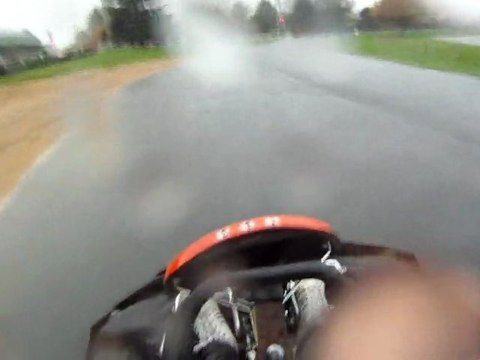 Karting Deauville sous la pluie