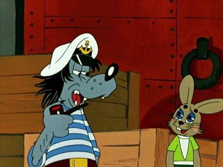 Ну, погоди!  На корабле (епизод 7) [1973, советский мульт, мультфильм]