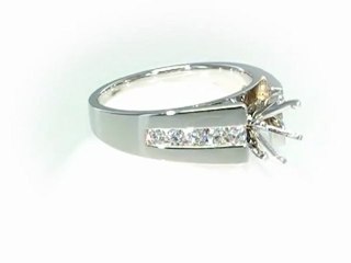 Rings | Daring Modern Diamond Engagement Ring