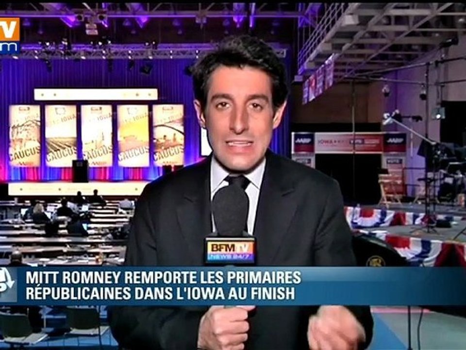 États-Unis : Mitt Romney gagne les primaires républicaines dans l'Iowa