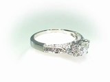 Engagement Rings | Ladies Pre-Set Three Stone Vintage Diamond Engagement Ring