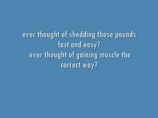 how to gain muscle and lose weight fast