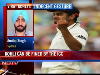 Virat Kohli defends flipping off the Sydney crowd