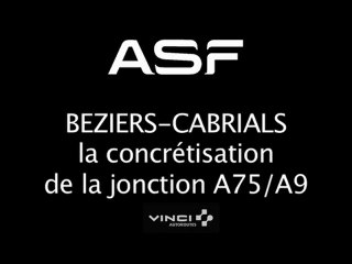 jonction A75/A9 à Béziers