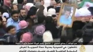 Aljazeera Syria News 31.12.2011 الجزيرة هذا الصباح مقتل 17 شخص في سورية صالح الحموي الخلافات في المعارضة السورية