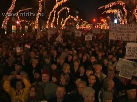 В Венгрии протестуют против новой Конституции