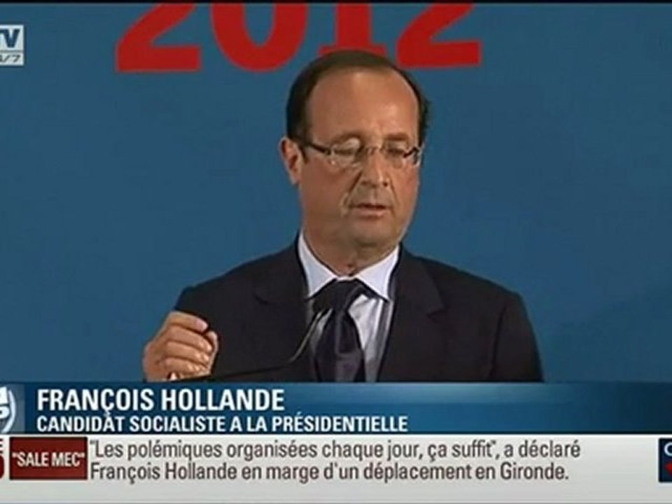 Holland répond sur la polémique du "sale mec" à Sarkozy