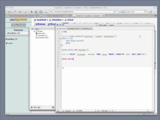 Creatiim - Réalisation d'une Shoutbox en PHP