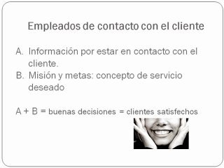 Calidad en el servicio. Una pieza clave.