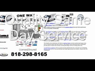 Download Video: 818-298-8165 North Hollywood Appliance Repair ( Washer Dryer Oven Stove Range Refrigerator)