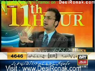 11TH Hour By ARY News 4th January 2012 part 3