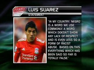 Liverpool soutien Luis Suarez