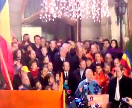 EXCLUSIV Discursul de victorie al lui Traian Basescu. Ora 21.00, 6 Decembrie 2009