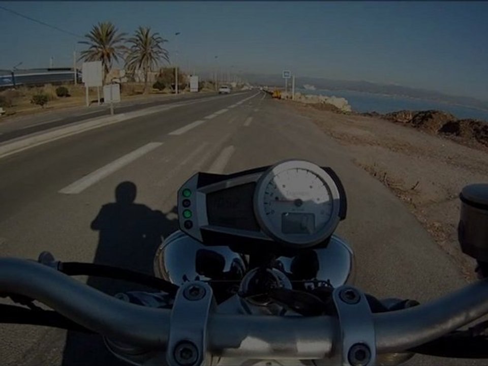 Test Go pro HD Triumph 1050