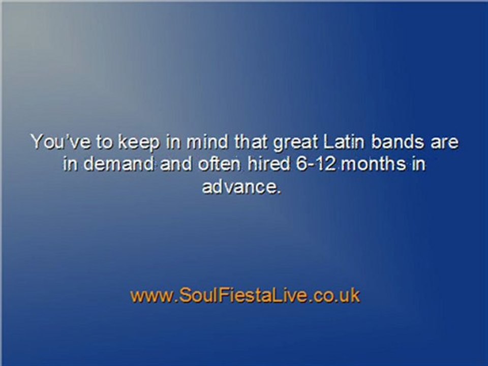 Latin Bands - Five-Step Guide to Hiring the Right Latin Bands