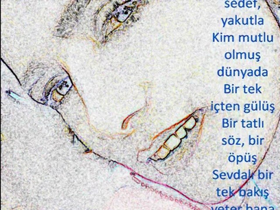 Bir tek içten gülüş tatlı söz yeter bana