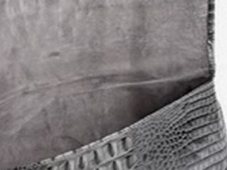 Jalda Croc-Embossed Eden Clutch