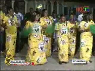 Le groupe Ombila Show du Gabon à Ewo