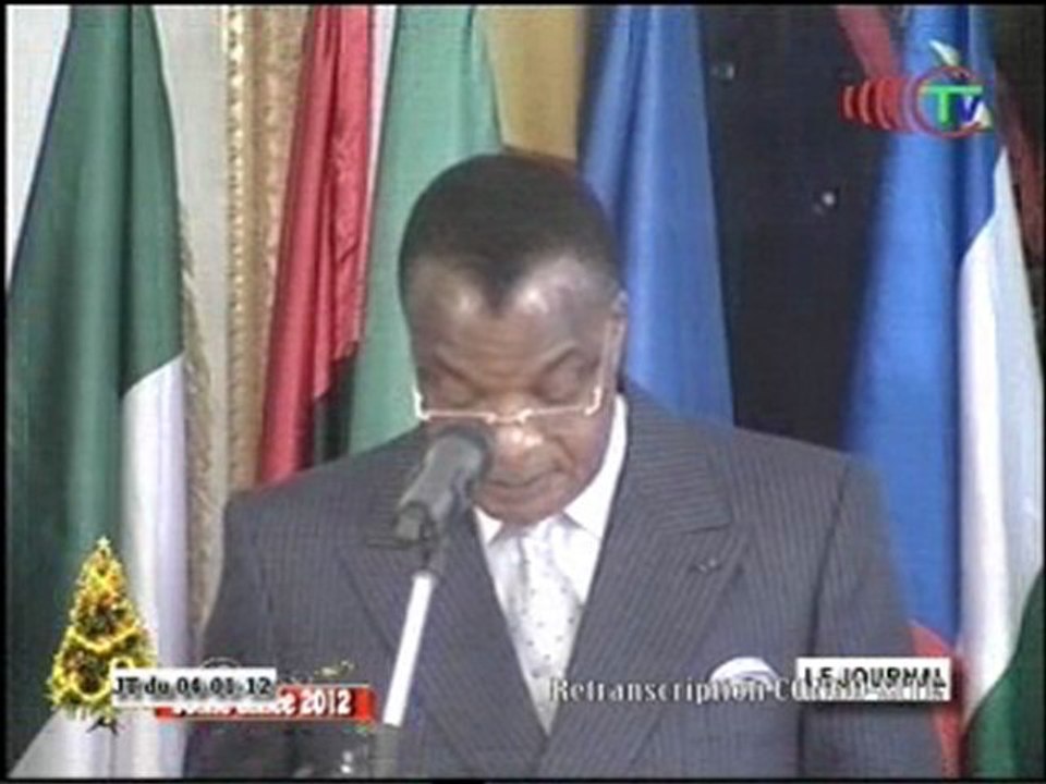 Présentation de vœux au Président de la république par le corps diplomatique