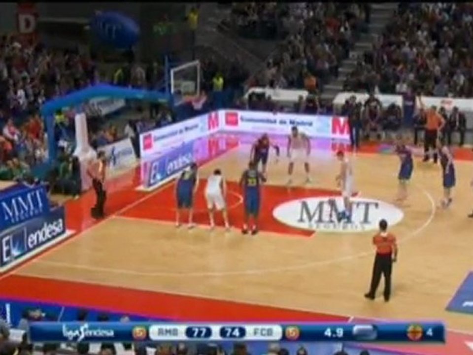 Liga ACB - Real Madrid 78-74 Barcellona Regal