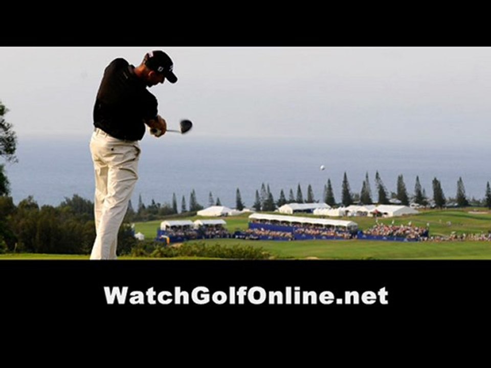 watch The Hyundai Tournament of Champions 2012 golf live streaming