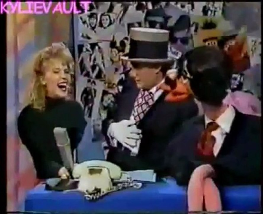 Kylie Minogue hey hey it's saturday interview 1988