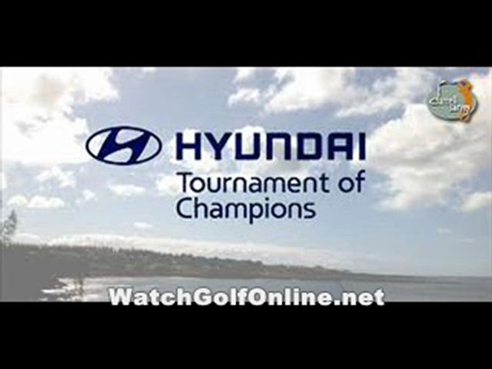 watch The Hyundai Tournament of Champions Tournament golf 2012 online