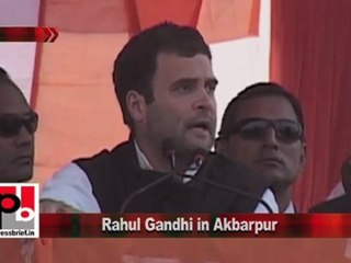 Congress Leader Rahul Gandhi in Akbarpur (U.P) Part 4