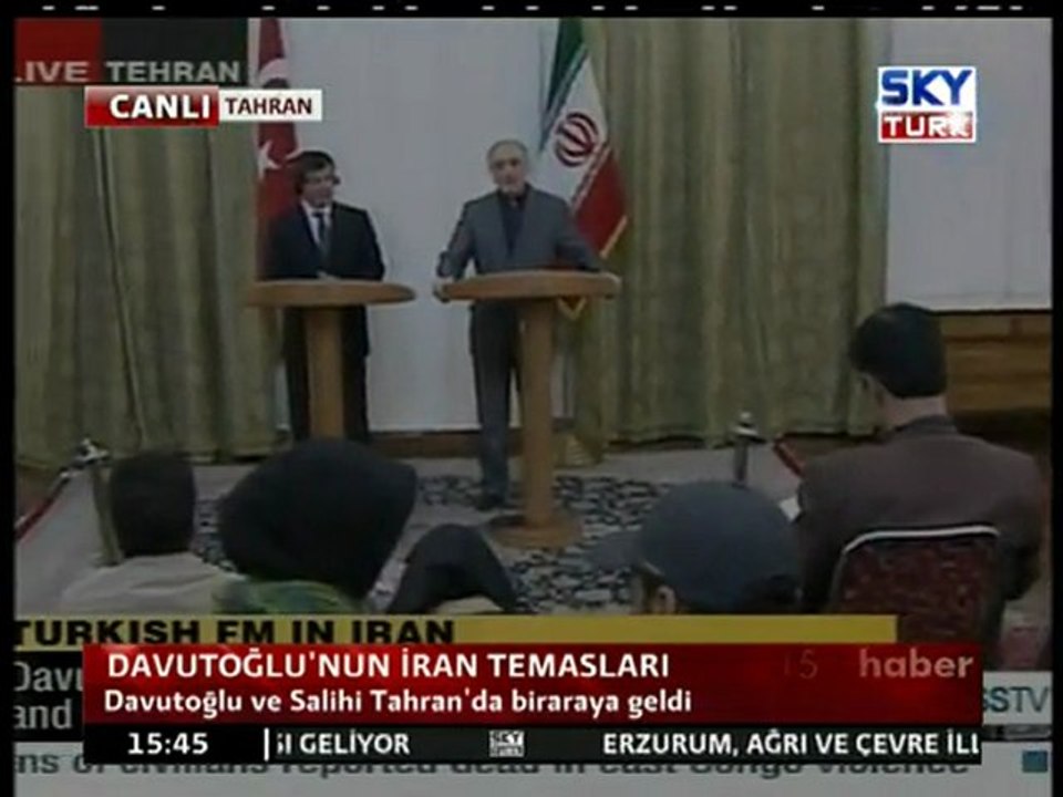 Davutoğlu'nun İran Temasları