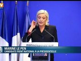 2012 : Marine Le Pen dénonce son manque de parrainage