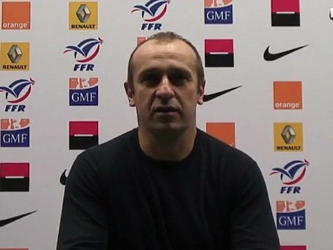 XV France : La première liste de Saint-André