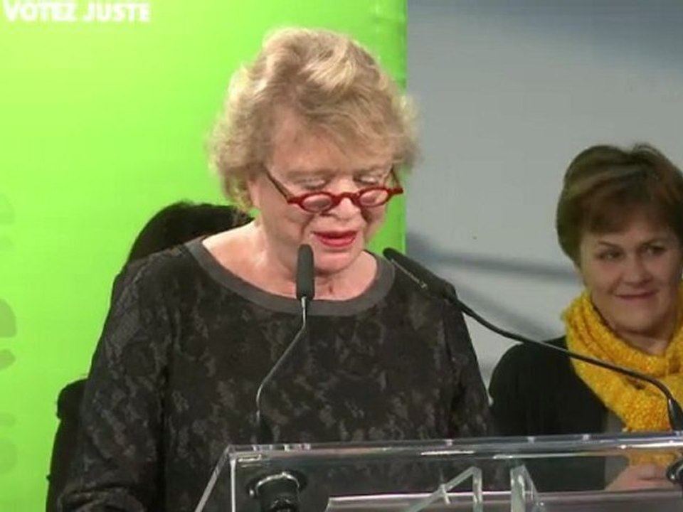 Eva Joly souhaite pour 2012 un avril au "parfum de jasmin"