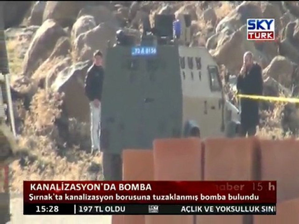 Kanalizasyon'da Bomba