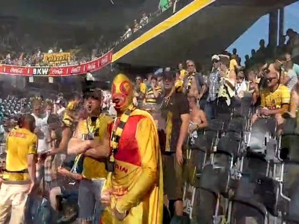 Captain Mittelstrahl im Stadion bei den BSC Young Boys Bern